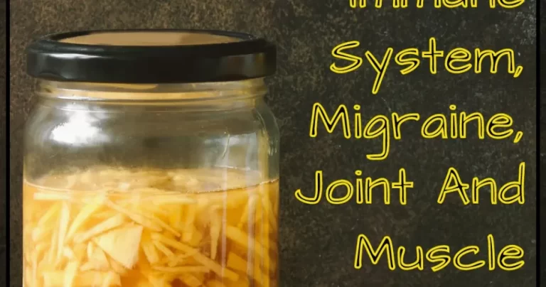 How To Make Best Ginger Water For Strong Immune System, Joint And Muscle Pain