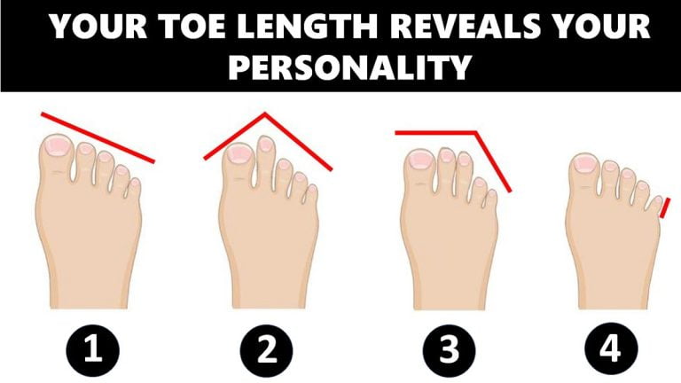 Your Toes Say a Lot About Your Future, and Personality: See How the Length Determines Whether You’ll be Rich and Happy!