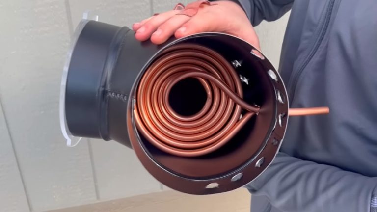 DIY Water Heater That Runs On Vegetable Oil